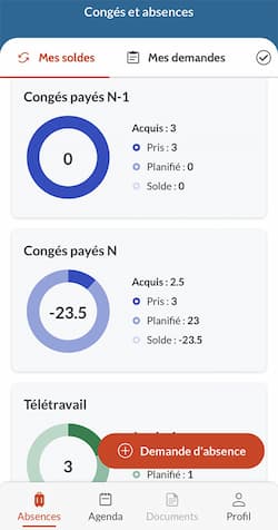 application mobile silae rh
