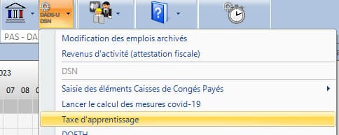 déclaration solde taxe apprentissage