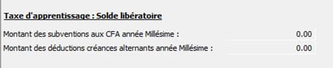 déclarer le solde de la taxe d'apprentissage