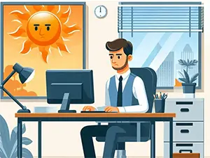 chaleur au travail