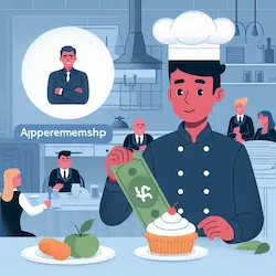 rémunération apprentissage hôtels cafés restaurants