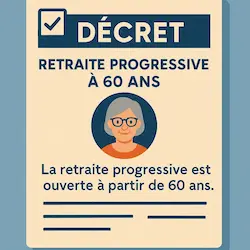 retraite progressive à 60 ans