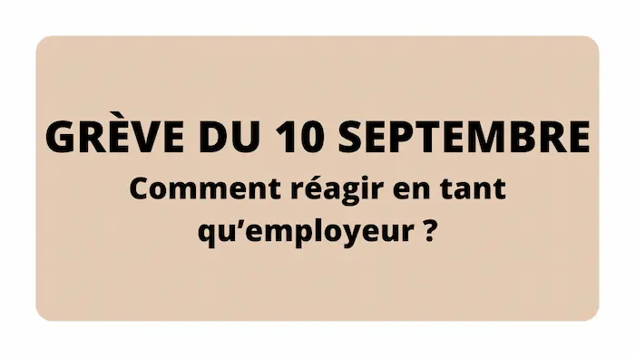 grève 10 septembre