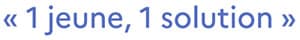 un jeune une solution