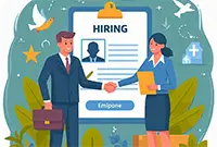 embauche salari&eacute;