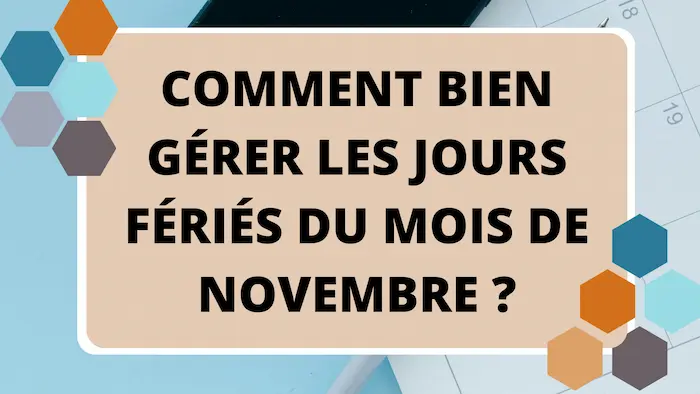 jours f&eacute;ri&eacute;s novembre