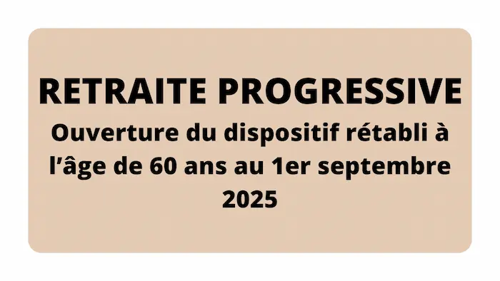 retraite progressive