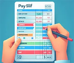 bulletin de paie gr&egrave;ve