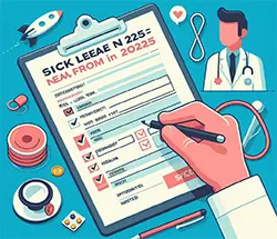 formulaire arr&ecirc;t de travail 2025