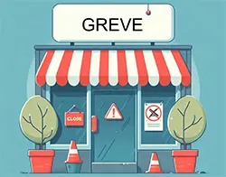 gr&egrave;ve entreprise
