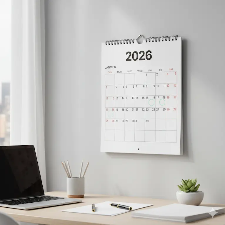 combien de jours travailles 2026